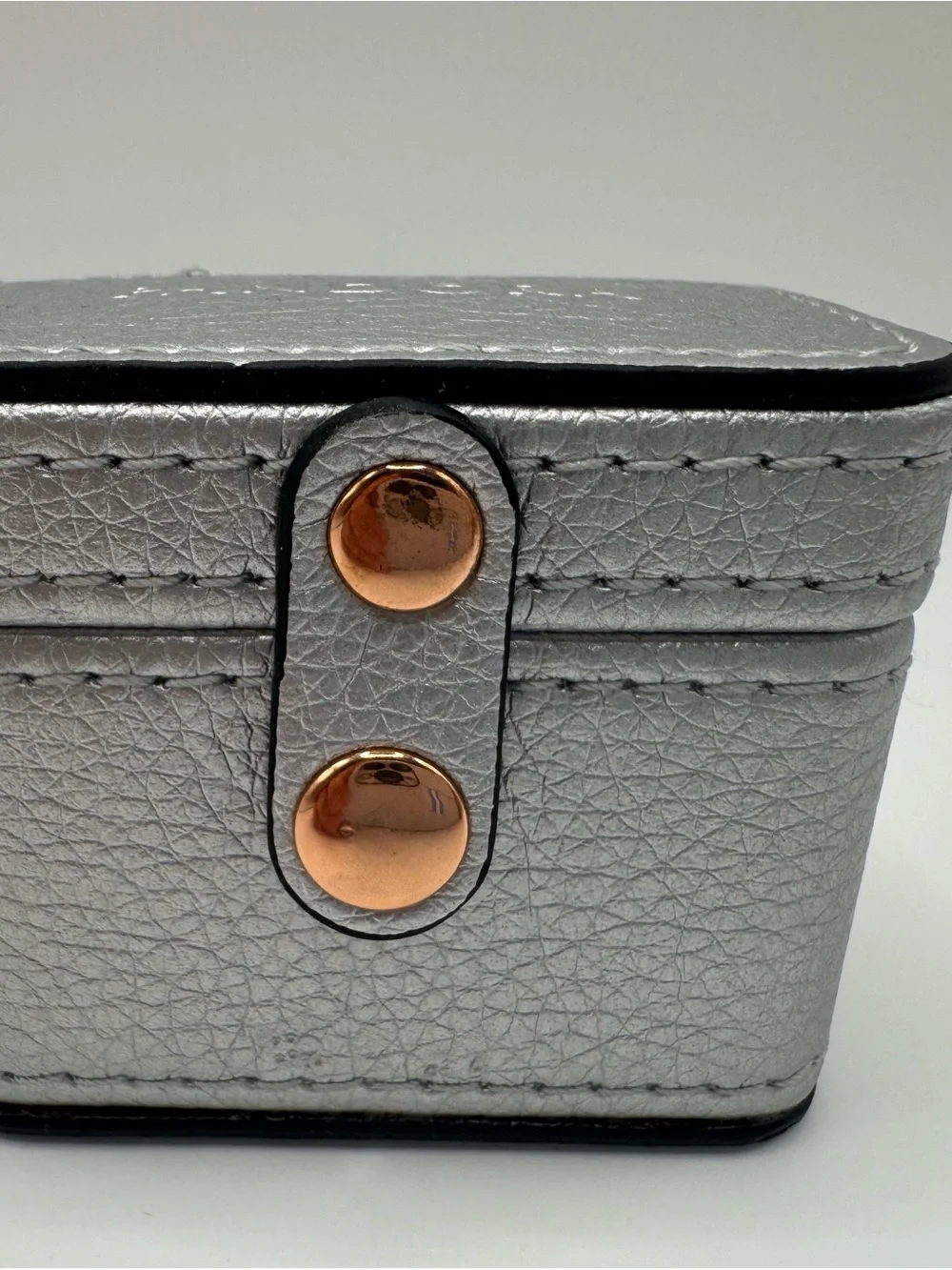 Pandora Silver Small Travel Jewelry Case Gift Box for Rings Charms Organizer